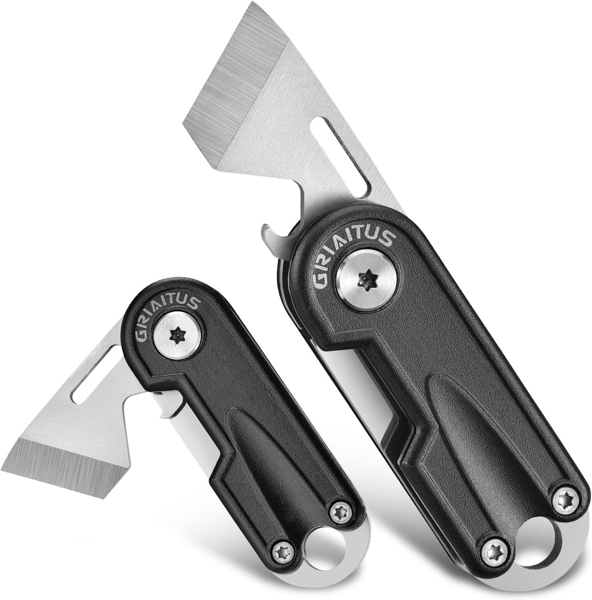 EDC Folding Pocket Knife, Bottle Opener & Mini Pry Bar Multitool