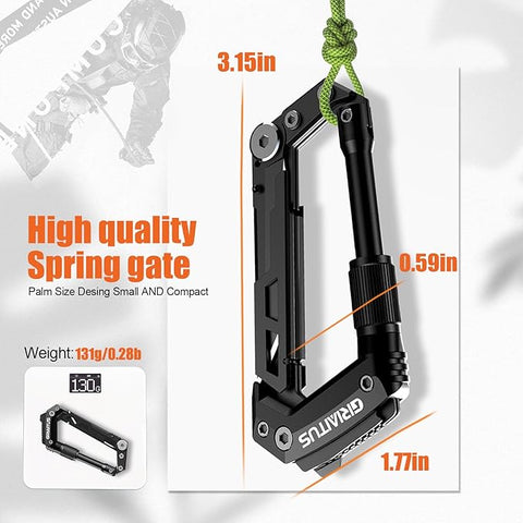 Carabiner Multitool 8-in-1