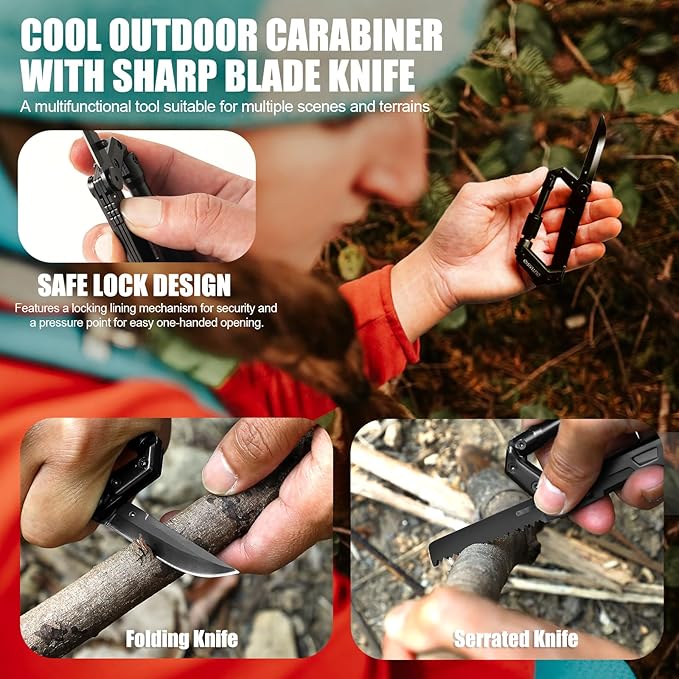 Carabiner Multitool 8-in-1